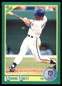 1990 Score George Brett (102) Baseball Cards #140
