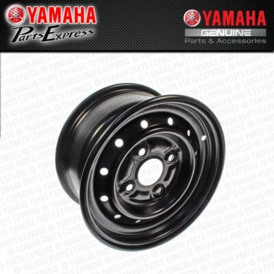 NEW 2014 - 2025 YAMAHA VIKING YXM YXC 700 VI OEM BLACK STEEL FRONT RIM WHEEL - Image 1 of 4