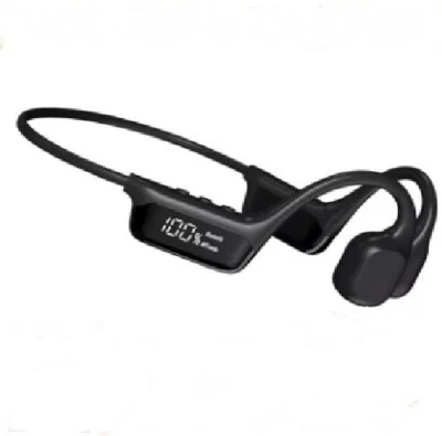 Cuffie a Conduzione Ossea MP3  Auricolari Wireless Bluetooth Impermeabili IPX8 - Immagine 1 di 4
