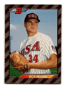 Rick Helling RC Rookie 1992 Bowman #641 USA NM-MINT - Picture 1 of 2