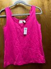 Women Nwt "Chico's" Hot Pink Sleeveless Top. Size 1