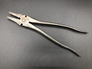 Vintage Linesman Pliers 10" Wire cutters stripper Unbranded Old Collectable tool - Picture 1 of 8
