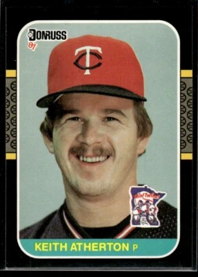 1987 Donruss #272 Keith Atherton Minnesota Twins - Image 1 of 2