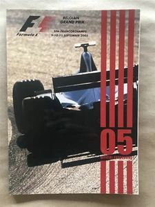 Programa Fórmula Uno Gran Premio Bélgica SPA 2005 programa oficial de la FIA - Imagen 1 de 2