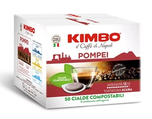 100 Cialde Caffè KIMBO - Miscele Pompei in carta filtro ese 44mm - Imagen 1 de 3