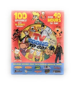 TV Toons to Go! (DVD, 2012, 10-Disc Set) - Imagen 1 de 3