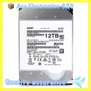 HGST Ultrastar DC HC520 HDD|HUH721212ALE601 | 12TB 256MB 7200RPM SATA 6Gb/s ... - Picture 1 of 4