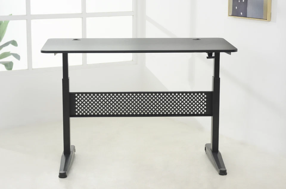 ApexDesk Pneumatic Movable Sit/Standing Desk, Pneumatic Height Adjustable 30-47"
