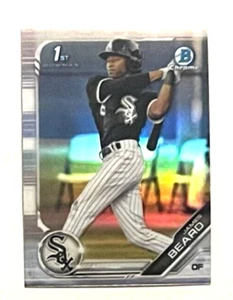 BOWMAN CHROME DRAFT JAMES BEARD 2019 1° RIFRATTORE CHICAGO WHITE SOX #BDC-58 - Foto 1 di 1