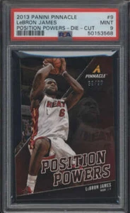 2013 Panini Pinnacle Position Powers LeBron James #9 PSA 9 Die Cut 39/99 Pop 1 - Picture 1 of 2