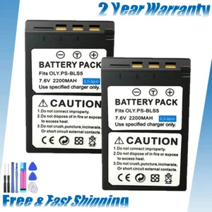 2x Battery for OLYMPUS PEN E-PL2 BLS-5 PS-BLS5 NEW - Picture 1 of 6