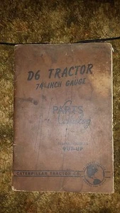 Caterpillar D6 Traktor Teilekatalog - Bild 1 von 2