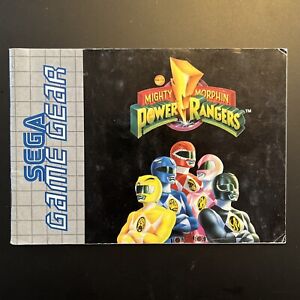 Mighty Morphin Power Rangers SEGA Game Gear Instruction Booklet