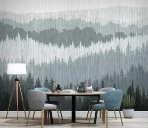 3D Forest Tree A22 Wallpaper Wall Mural Removable Self-adhesive Sticker Zoe - Picture 1 of 11