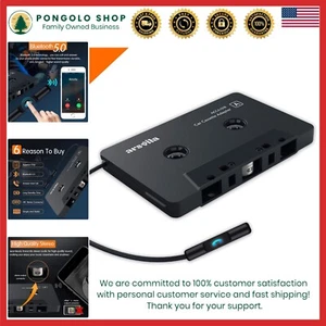 Car Audio Bluetooth Adapter - Revive Your Tape Player with Modern Sound - Picture 1 of 9