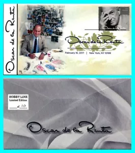 Copertina primo giorno Oscar De La Renta con annullamento colore - Foto 1 di 1