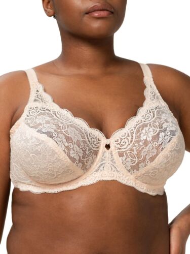 Triumph Amourette Underwired Bra 300 W X Full Cup Non Padded Lace Bras Lingerie