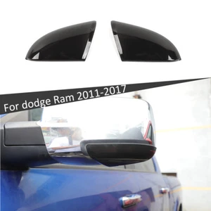 Cubierta de moldura de luz de señal de giro del espejo retrovisor para Dodge Ram 1500 11-17 ennegrecida - Imagen 1 de 9