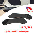 1pair Cars Suv Spoiler Front Lip Front Bumpers Body Anti-collision Kits Parts Us