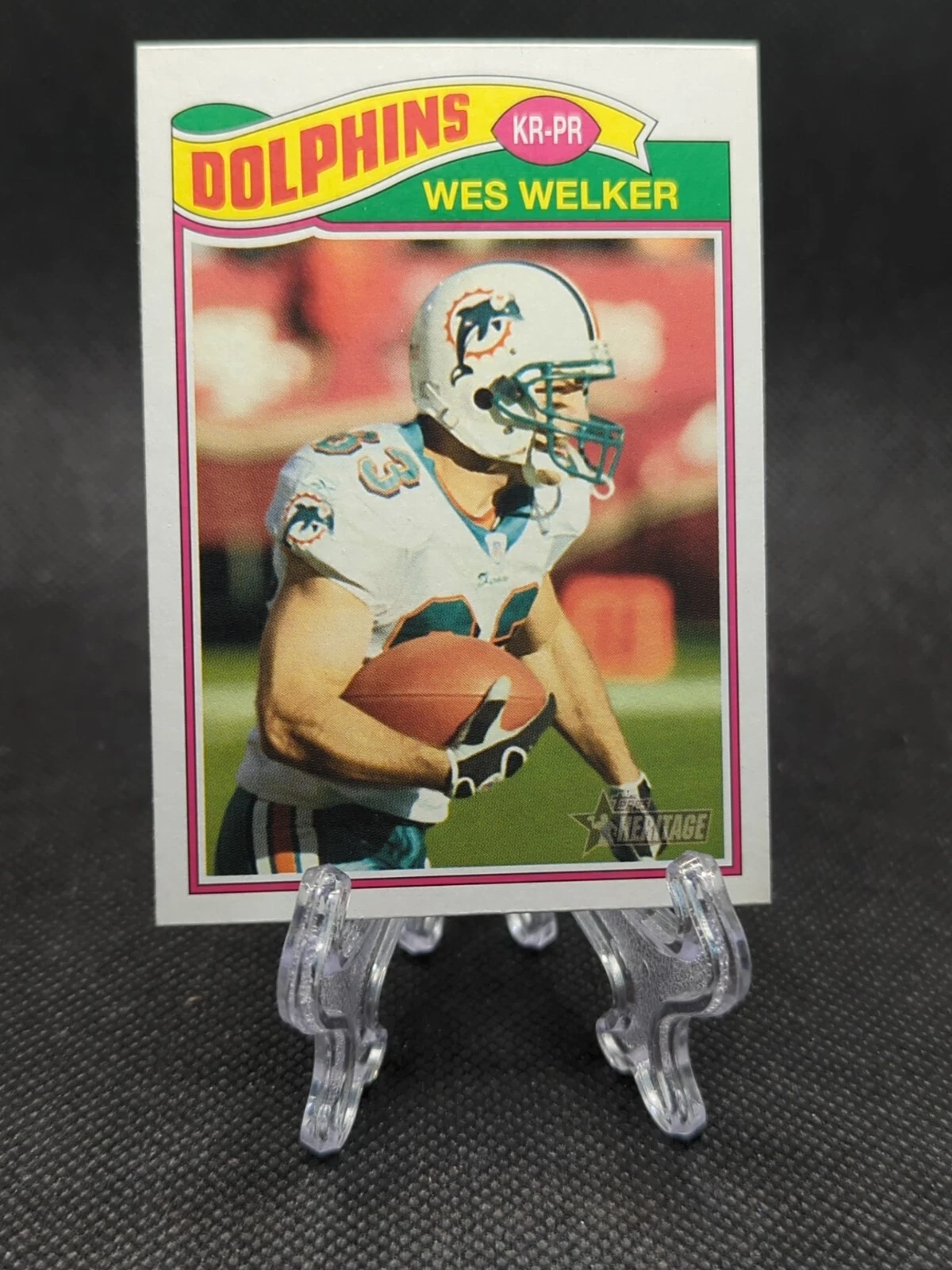2005 Topps Heritage Wes Welker Football Card #149