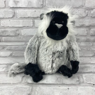 Webkinz Grey Langur Monkey Plush Stuffed Animal Toy No Code Ganz HM226 - Image 1 of 3
