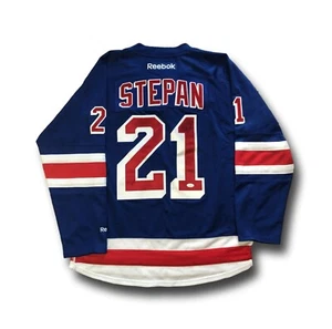 Derek Stepan Signed New York Rangers Jersey JSA COA Autograph Reebok - Picture 1 of 5