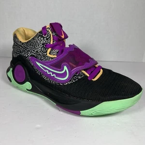 [DD9538-013] Nike KD Trey 5 X Black/Vivid Purple-Peach Cream Men's Size 9.5 - Picture 1 of 20