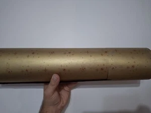 Fogli carta da pacco da regalo/per Impacchettare Chanel Rosso/oro 45cm - Foto 1 di 8