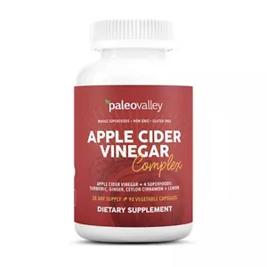 Paleovalley Apple Cider Vinegar Complex with Superfoods - Turmeric Ginger Cey... - Picture 1 of 5