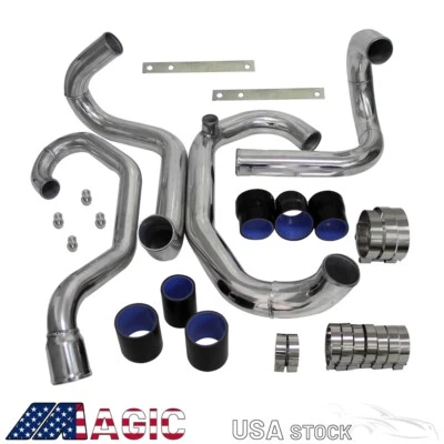 FMIC Intercooler Piping Kit For 96-00 Subaru Impreza GC8 WRX STI EJ20 2.0L RS BK - Image 1 of 4