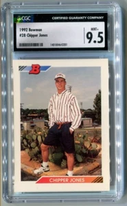 1992 Bowman Chipper Jones CGC 9.5 MINT PLUS + BRAVES - Picture 1 of 1