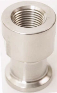 NPT Adapter | Tri Clamp 3/4 inch x FNPT 3/8 in. - SS304 - (2 Pack) - Picture 1 of 3