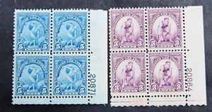 nystamps US Plate Block Stamp # 718//719 Mint OG H A18x3106 - Picture 1 of 2