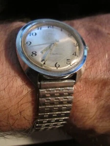 VINTAGE TIMEX ELECTRIC MANUAL MECHANICAL WIND UP WATCH MEN'S  - BBA-23E - Picture 1 of 4