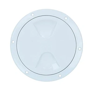 170mm Round Inspection Hatch Waterproof Cover IPX6 White 140mm Cut Out - Picture 1 of 3