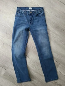 Hudson Blue Wash Jeans Girls Youth Mid Rise Straight leg Size 14 - Picture 1 of 5