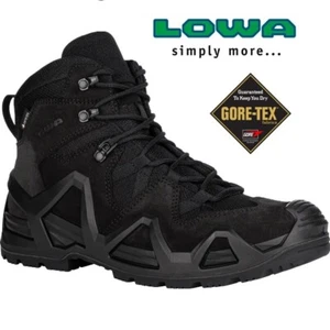 ORIGINALES LOWA® Botas Tácticas Militares al Exterior ZEPHYR GTX MK.2 ® MID TF- NEGRAS - Imagen 1 de 6