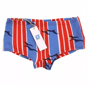 1970er,80er Badehose (Gr.6/S) Original*VINTAGE SPORETT® 70s,80s swim shorts men - Picture 1 of 13