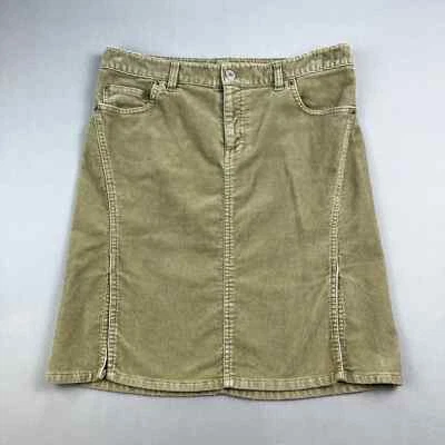 Falda para mujer American Eagle Outfitters 2 tostadas pana mini lápiz corto recto Foto 1 de 4