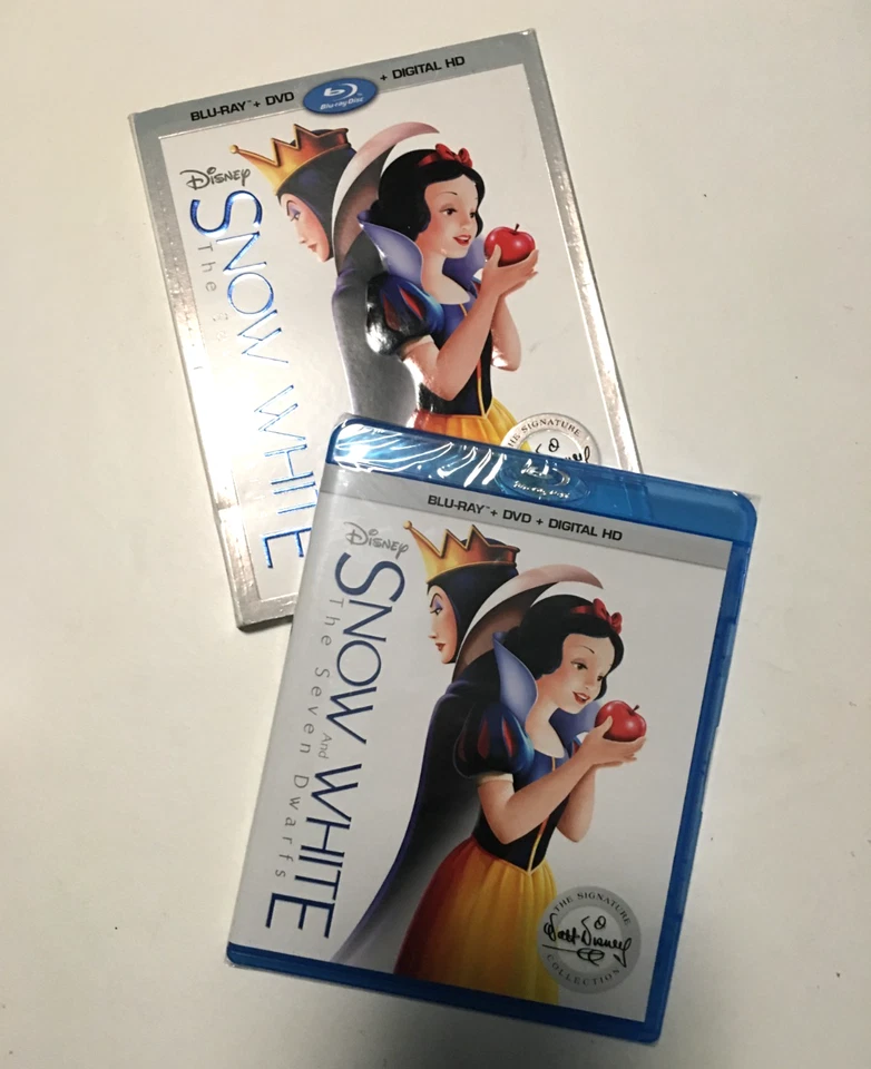 Snow White and the Seven Dwarfs (Blu-ray/DVD, 2016, W/ SLIPCOVER ) NEW/SEALED - Image 1 of 4