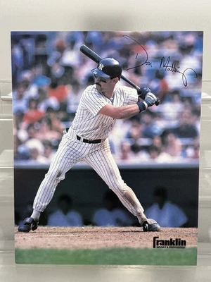Foto deportiva de los Yankees Don Mattingly Franklin 8x10 - Como nueva RARA Foto 1 de 2