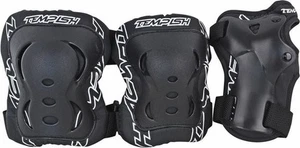 Juego de goletas de skate rodilleras protector de muñeca 3 piezas negro talla M - Tempish - Imagen 1 de 4