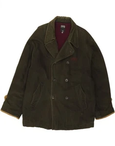 OCEAN STAR Mens Denim Jacket IT 50 Large Green Cotton BD01 - Picture 1 of 4