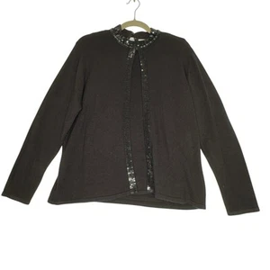 Vintage Designers Originals Sweater Set Embellished Shell Top & Cardigan Sz Med - Picture 1 of 10