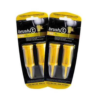 Premium Plastic Golf Tees Yellow XLT 4-Pack Size 3 1/8" Unbreakable Innovativ... - Image 1 of 4