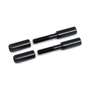 Black Mirror Stem Extender/Extension Kit for Harley-Davidson +2.5 Inches (6cm) - Picture 1 of 2