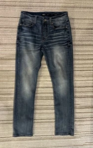 Cool—Mens BKE Jeans 28R 28x30 (29 Actual) Straight Leg Dark Blue Stretch Denim - Picture 1 of 8