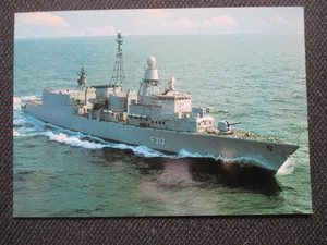 RAR  seltene AK  alter Zeit  Schiff Marine Kriegsmarine FREGATTE KARLSRUHE F 212 - Bild 1 von 1
