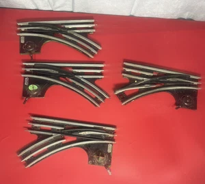 Lote de 4 interruptores de vía de tren Lion corp o gauge - Imagen 1 de 4