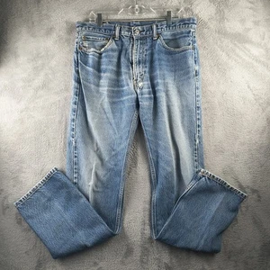 Levi's 505 Regular Fit Mens Jeans Blue Medium Wash Size 36x36 100% Cotton - Picture 1 of 13